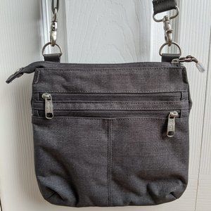 eBags Villa crossbody w/ RFID, Brushed Graphite